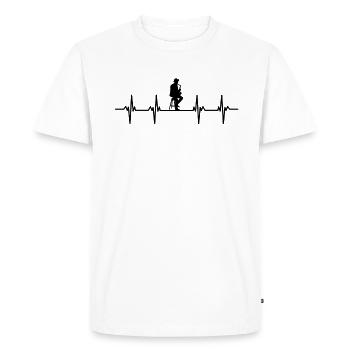Saxophone Saxophone Saxophone Saxophone Music Saxophone Player - Men's Premium Organic T-Shirt - white - Front - Nico (187cm)