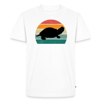 Turtles Turtle Shell Lizard Reptiles Reptiles - Men's Premium Organic T-Shirt - white - Front - Nico (187cm)