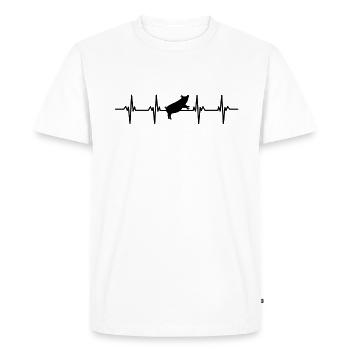 porcs sau eber saustall porcherie cochon - T-shirt Premium bio Homme - blanc - Devant - Nico (187cm)