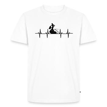 Spain Spanish Ibiza Mallorca Menorca Madrid - Men's Premium Organic T-Shirt - white - Front - Nico (187cm)
