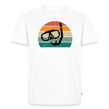 diver diver dive oxygen diving - Men's Premium Organic T-Shirt - white - Front - Nico (187cm)