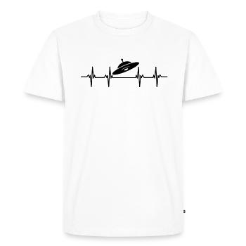 Aliens Alien Space Space Flying UFOs UFO - Men's Premium Organic T-Shirt - white - Front - Nico (187cm)