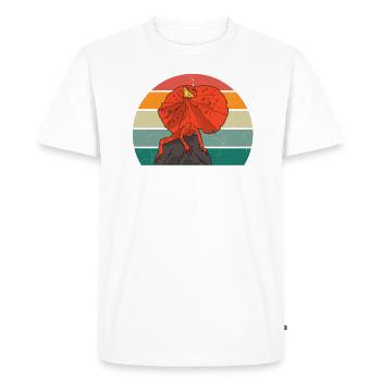 Lizard Lizards Cold-blooded scales Reptiles - Men's Premium Organic T-Shirt - white - Front - Nico (187cm)