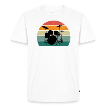 Musicien musicien jouant de la musique Faire de la musique - T-shirt Premium bio Homme - blanc - Devant - Nico (187cm)