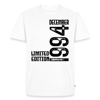 Birthday Gift December 1994. December 1994. - Men's Premium Organic T-Shirt - white - Front - Nico (187cm)