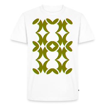 Décoratif - T-shirt Premium bio Homme - blanc - Devant - Nico (187cm)