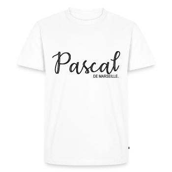 Pascal de Marseille Gift T shirt pascal - Men's Premium Organic T-Shirt - white - Front - Nico (187cm)