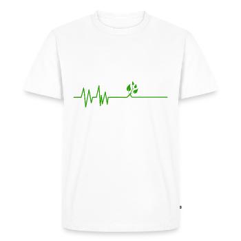 Natural Harmony: Music and Nature in Perfect - Men's Premium Organic T-Shirt - white - Front - Nico (187cm)