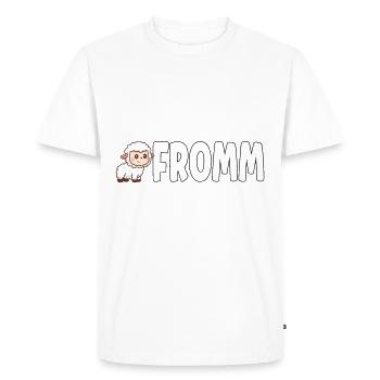 Lammfromm - Vous êtes innocent. TOUJOURS! - T-shirt Premium bio Homme - blanc - Devant - Nico (187cm)