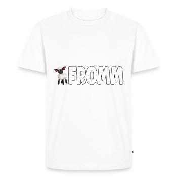 Lammfromm - Vous êtes innocent. TOUJOURS! - T-shirt Premium bio Homme - blanc - Devant - Nico (187cm)