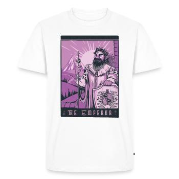 Das Kaisertarot The Emperor Tarot - Men's Premium Organic T-Shirt - white - Front - Nico (187cm)