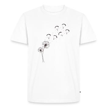 Parapente Pusteblume Cadeau de femme D’été - T-shirt Premium bio Homme - blanc - Devant - Nico (187cm)