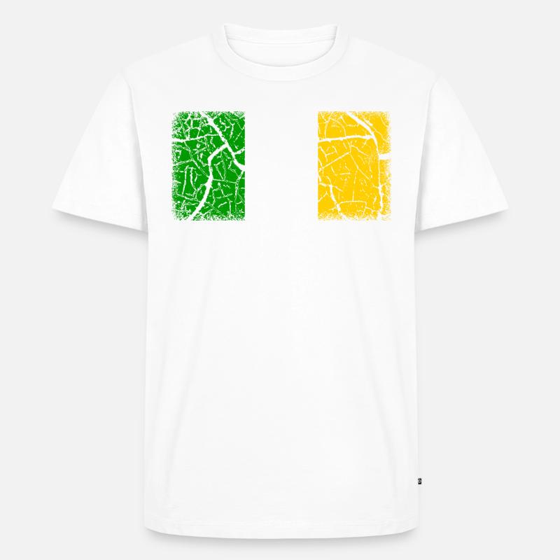 Offaly (Grafschaft) - Männer Premium Bio T-Shirt - Weiß
