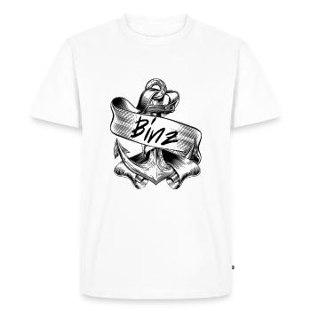 Binz Baltic Sea resort Anker-Ostsee - Men's Premium Organic T-Shirt - white - Front - Nico (187cm)