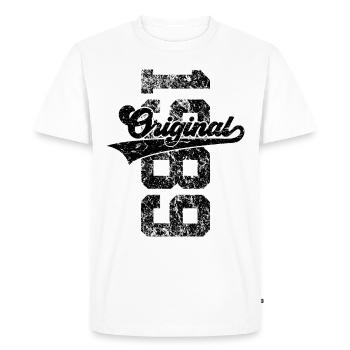 37TH BIRTHDAY ORIGINAL 1989 - Men's Premium Organic T-Shirt - white - Front - Nico (187cm)
