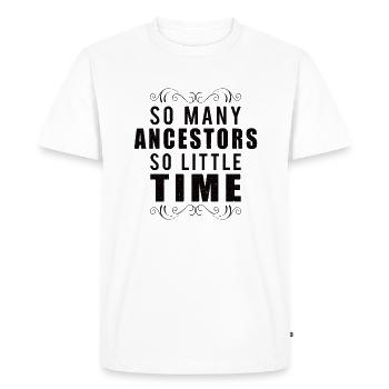 Arbre généalogique Historien de la famille Généalogie Généalogie - T-shirt Premium bio Homme - blanc - Devant - Nico (187cm)