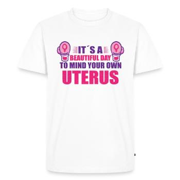Feminism Women's Power Pro-choice Pro Abortion - Men's Premium Organic T-Shirt - white - Front - Nico (187cm)