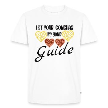 Humour espagnol Conchas Pain mexicain - T-shirt Premium bio Homme - blanc - Devant - Nico (187cm)