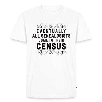Family Tree Family Historian Genealogy Genealogy - Men's Premium Organic T-Shirt - white - Front - Nico (187cm)