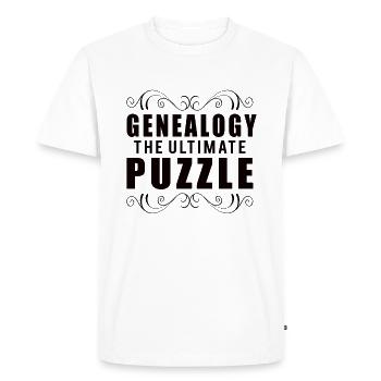 Arbre généalogique Historien de la famille Généalogie Généalogie - T-shirt Premium bio Homme - blanc - Devant - Nico (187cm)