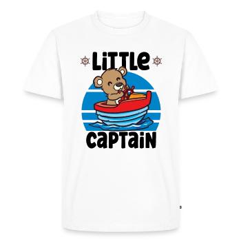 Voilier Voilier Bateau Kid Enfant Yacht Bateau - T-shirt Premium bio Homme - blanc - Devant - Nico (187cm)
