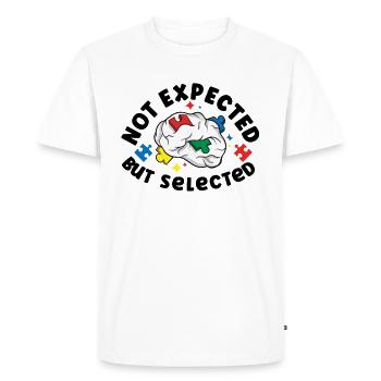 Sensibilisation à l’autisme Maladie autistique Poison autistique - T-shirt Premium bio Homme - blanc - Devant - Nico (187cm)