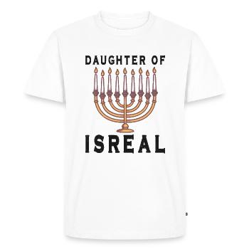 Israelite Jew Israelite Heritage Jewish Israel Jew - Men's Premium Organic T-Shirt - white - Front - Nico (187cm)