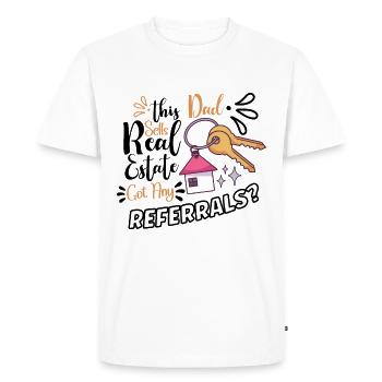Real Estate Agent Realtor Home Closing Investor - Men's Premium Organic T-Shirt - white - Front - Nico (187cm)