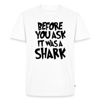 Leg amputee assembly required - Men's Premium Organic T-Shirt - white - Front - Nico (187cm)