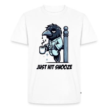 Edgar Allan Poe Fan, littérature classique, - T-shirt Premium bio Homme - blanc - Devant - Nico (187cm)