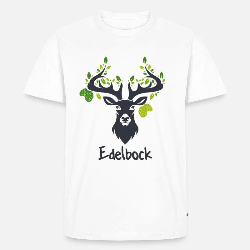 edelbock - Männer Premium Bio T-Shirt - Weiß