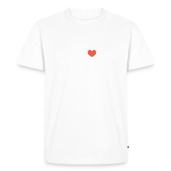 SUPER PAPOU l'unique cadeau noel fête des pères - T-shirt Premium bio Homme - blanc - Devant - Nico (187cm)