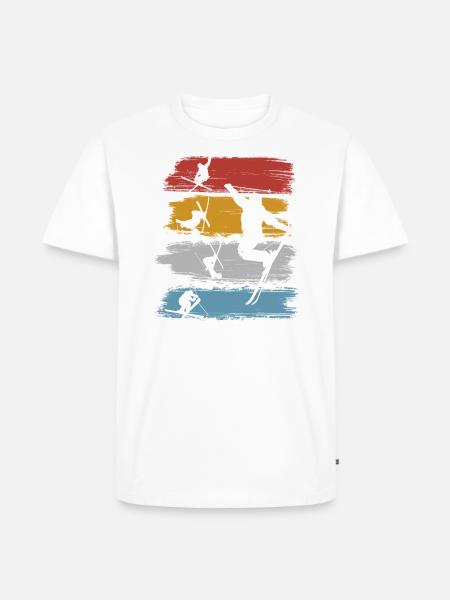 Freestyle skiing - Men's Premium Organic T-Shirt - white