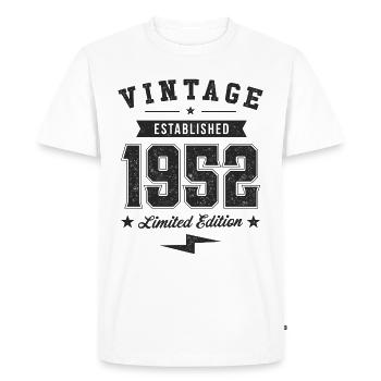 Millésime 1952 - T-shirt Premium bio Homme - blanc - Devant - Nico (187cm)
