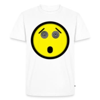 hypno yellow - T-shirt Premium bio Homme - blanc - Devant - Nico (187cm)