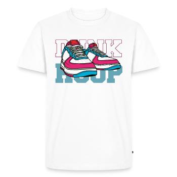 AF1 Sneaker Hoop Dunk - T-shirt Premium bio Homme - blanc - Devant - Nico (187cm)