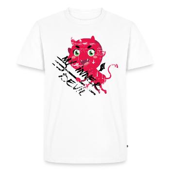 my inner devil - Men's Premium Organic T-Shirt - white - Front - Nico (187cm)