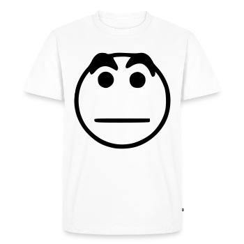 Emoji sketch neutral black - Men's Premium Organic T-Shirt - white - Front - Nico (187cm)
