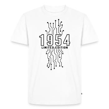Anniversaire 1954 Gaming Limited Edition Gamer - T-shirt Premium bio Homme - blanc - Devant - Nico (187cm)