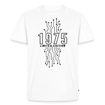 Birthday 1975 Gaming Limited Edition Gamer - Men's Premium Organic T-Shirt - white - Front - Nico (187cm)