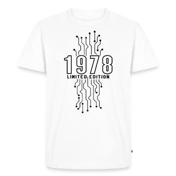Birthday 1978 Gaming Limited Edition Gamer - Men's Premium Organic T-Shirt - white - Front - Nico (187cm)