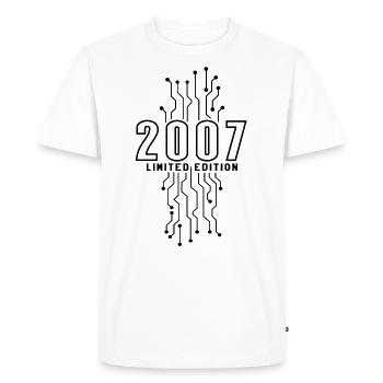 Birthday 2007 Gaming Limited Edition Gamer - Men's Premium Organic T-Shirt - white - Front - Nico (187cm)