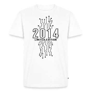 Birthday 2014 Gaming Limited Edition Gamer - Men's Premium Organic T-Shirt - white - Front - Nico (187cm)