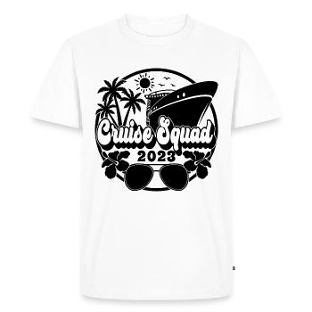Cruise Squad 2023 Croisière Famille Amis Vacances - T-shirt Premium bio Homme - blanc - Devant - Nico (187cm)
