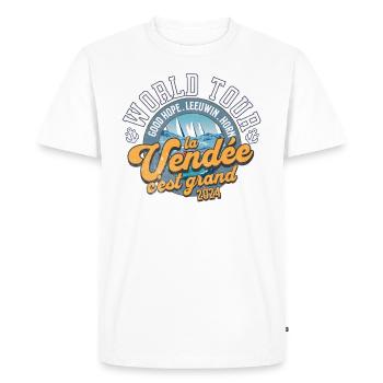 World tour regatta 2024 - Men's Premium Organic T-Shirt - white - Front - Nico (187cm)