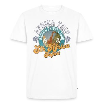 Kruger private tour Sht Africa - T-shirt Premium bio Homme - blanc - Devant - Nico (187cm)