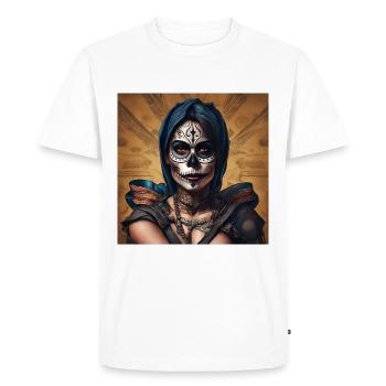 La Catarina - Men's Premium Organic T-Shirt - white - Front - Nico (187cm)