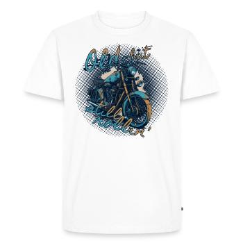 Motorrad - Vieux mais toujours roulant - 5000 - NUMÉRIQUE - T-shirt Premium bio Homme - blanc - Devant - Nico (187cm)