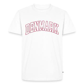 Danemark Danemark - T-shirt Premium bio Homme - blanc - Devant - Nico (187cm)