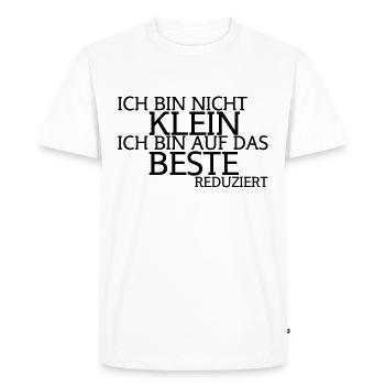 Reduced to the best - Men's Premium Organic T-Shirt - white - Front - Nico (187cm)